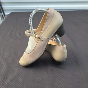 SAS Isabel Leather Kitten‎ Heel Mary Jane Pumps Size 9 S Comfort Made In The USA